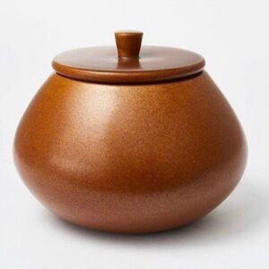 Studio McGee Small Canister Brown - Threshold designed with Studio McGee